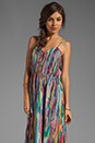 view 1 of 6 Bayberry Cascade Printed Chiffon Maxi Dress in Multi