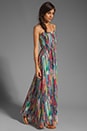 view 3 of 6 Bayberry Cascade Printed Chiffon Maxi Dress in Multi