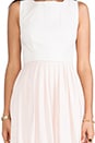 view 5 of 5 Camille Fit & Flare Dress in Peach Blush
