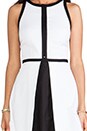 view 6 of 7 Derry Colorblock Palio Linen Dress in Optic White & Black