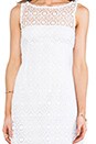 view 4 of 4 Tisa Crochet Lace Dress in Optic White