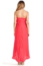 view 3 of 4 ROBE BASE ASYMÉTRIQUE SAVI in Red