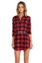 view 1 of 6 Suzett Buffalo Plaid Dress in Red