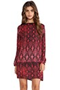 view 1 of 4 Vasha Viper Print Dress in Red