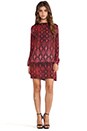 view 4 of 4 Vasha Viper Print Dress in Red