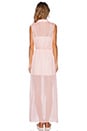 view 3 of 3 Samira Maxi Shirtdress in Powder Puff