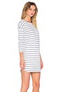view 2 of 4 Dinah Dress in White & Navy