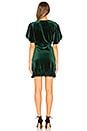 view 3 of 3 JACK by Steve Madden West Village Velvet Dress in Hunter Green