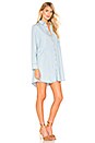 view 3 of 4 Shirty Personality Dress in Chambray