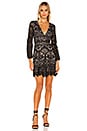 view 1 of 3 RSVP by Steve Madden That's Deep Lace Dress in Black