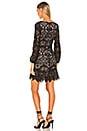 view 3 of 3 RSVP by Steve Madden That's Deep Lace Dress in Black