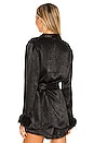 view 4 of 5 Feather Wrap Top in Black