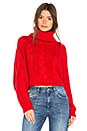 view 1 of 4 JACK by Steve Madden Hobie Sweater in Ribbon Red