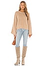 view 4 of 4 JACK by Steve Madden Slide Right In Sweater in Hazelnut