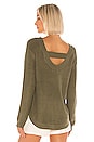 view 3 of 4 JACK by Steve Madden On A Curve Sweater in Dark Sage