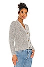 view 3 of 6 CÁRDIGAN SPECKLE AGENT in Heather Grey