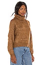 view 2 of 4 That Wing You Do Sweater in Dark Camel