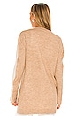 view 3 of 4 Study Date Cardigan in Light Camel