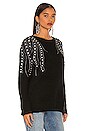 view 2 of 5 Drip Too Hard Sweater in Black