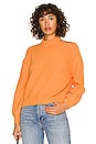 view 1 of 5 Cold Shoulder Sweater in Creamsicle