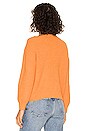 view 4 of 5 Cold Shoulder Sweater in Creamsicle