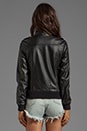 view 3 of 5 Clayborne Soft Faux Leather Jacket in Black