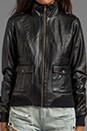 view 4 of 5 Clayborne Soft Faux Leather Jacket in Black