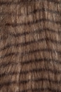 view 6 of 6 Davorah Faux Fur Vest in Taupe