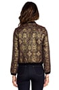 view 4 of 6 Joss Vintage Brocade Bomber Jacket in Regal Purple