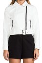 view 6 of 7 Bailey Moto Jacket in White