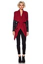 view 2 of 4 Henrietta Wool Jacket in Blood Red