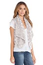 view 2 of 4 Stanic Faux Fur Vest in Taupe