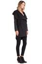 view 3 of 5 Meilani Drape Front Jacket in Black