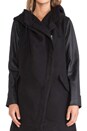 view 5 of 5 Meilani Drape Front Jacket in Black