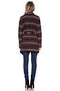 view 4 of 4 Brendi Drapey Patterned Coat in Multi