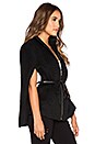 view 3 of 4 Zoey Cape in Black