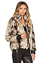 view 3 of 4 Jack by Steve Madden Tempest Faux Fur Coat in Multi