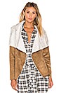 view 1 of 4 Bourne Jacket with Faux Fur Lining in Camel