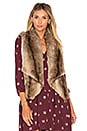 view 1 of 4 Jack By Steve Madden Julius Faux Fur Vest in Light Tan
