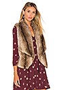 view 2 of 4 Jack By Steve Madden Julius Faux Fur Vest in Light Tan