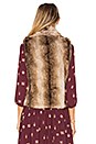 view 3 of 4 Jack By Steve Madden Julius Faux Fur Vest in Light Tan