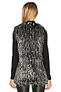 view 3 of 4 Jack By Steve Madden Agneta Faux Fur Vest in Black