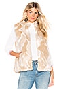 view 1 of 4 JACK by Steve Madden Faux Fur What Vest in Ivory