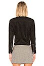 view 4 of 5 Not Your Baby Faux Suede Jacket in Black