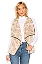 view 1 of 4 JACK by Steve Madden Most Valuable Layer Faux Fur Vest in Oatmeal
