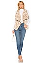 view 4 of 4 JACK by Steve Madden Most Valuable Layer Faux Fur Vest in Oatmeal