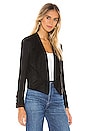 view 2 of 4 JACK by Steve Madden Flip The Stitch Faux Suede Jacket in Black