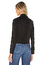 view 3 of 4 JACK by Steve Madden Flip The Stitch Faux Suede Jacket in Black