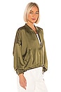 view 2 of 4 On Duty Bomber Jacket in Dark Sage