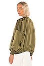 view 3 of 4 On Duty Bomber Jacket in Dark Sage